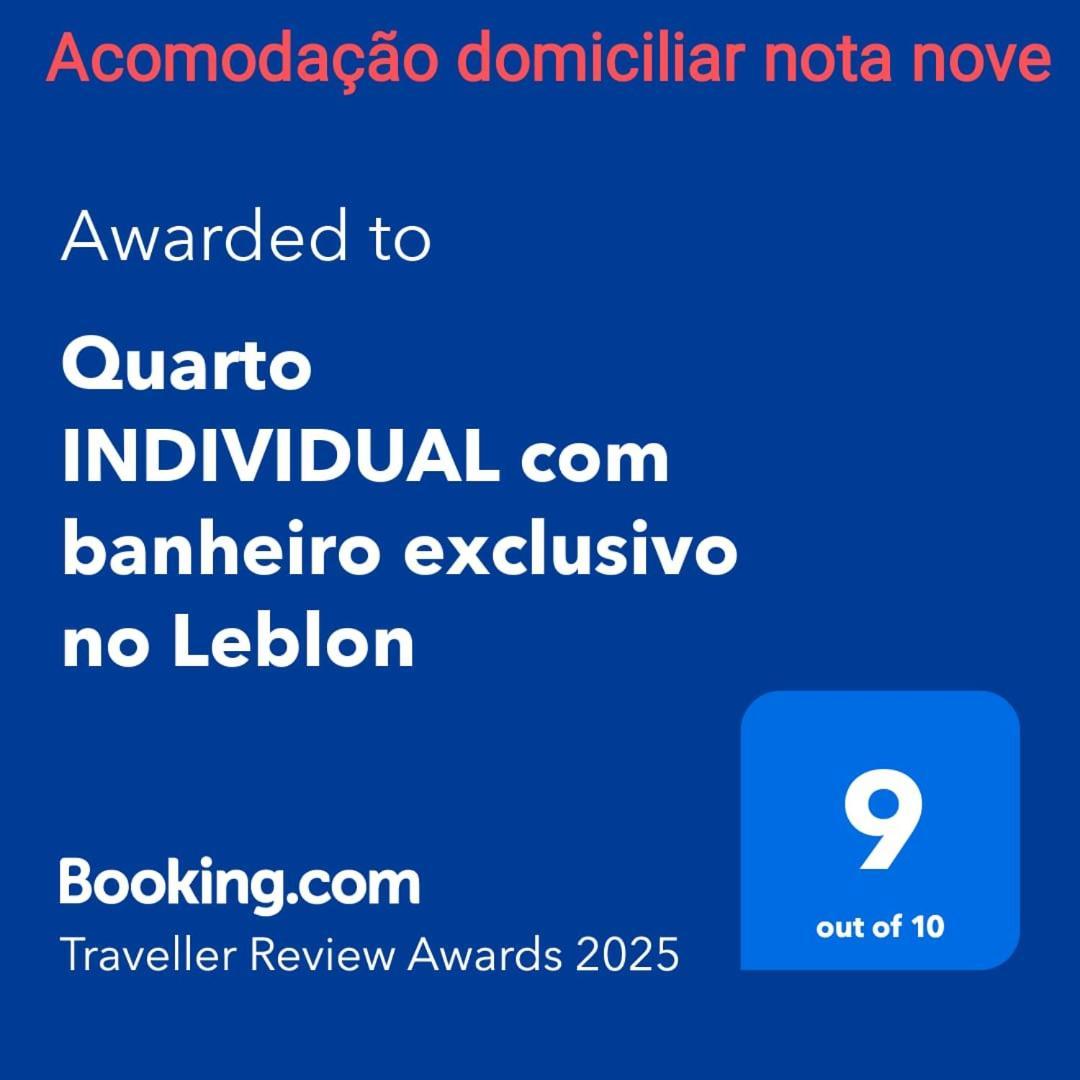 Domiciliar Individual Com Banheiro Exclusivo No Leblon * Río de Janeiro